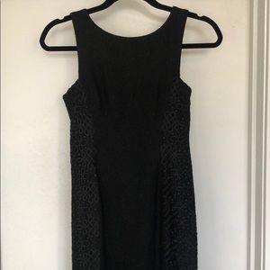 Banana Republic black wool dress